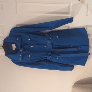 Michael Kors Blue Rain Jacket